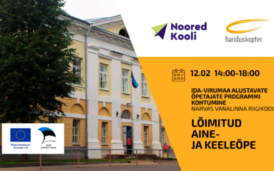 Registreeru Ida-Virumaa alustavate õpetajate kohtumisele 12.02!