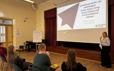 Alustavate õpetajate programmi kohtumine toimus Narva Vanalinna Riigikoolis