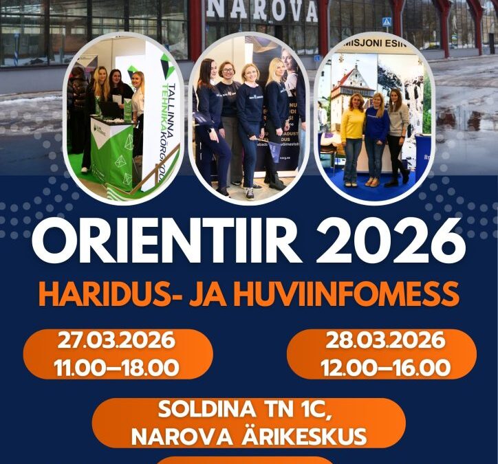 Infomess „Orientiir“ 2026 – uued võimalused noortele