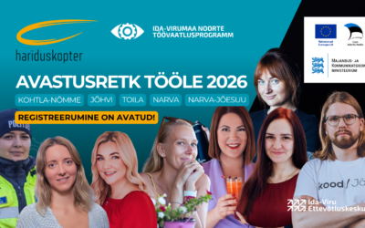Avastusretk tööle 2026: registreeru noorte töötubadesse Ida-Virumaal!