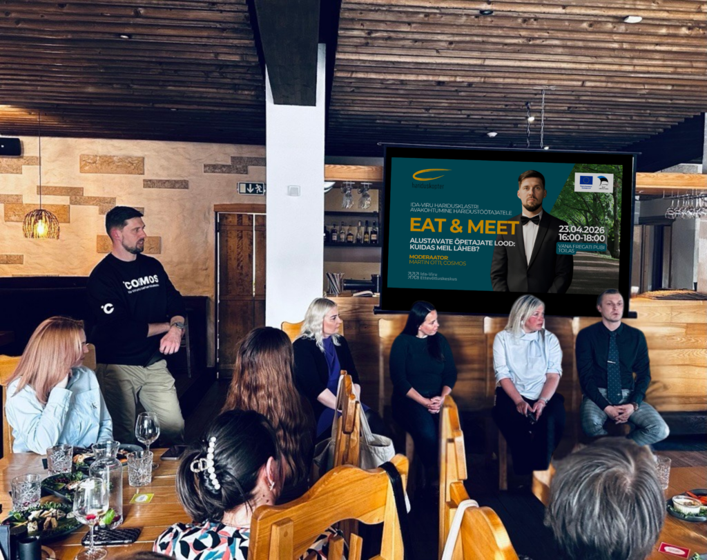 The post 23.04 toimus esimene EAT&MEET kohtumine Ida-Viru haridustöötajatele appeared first on Hariduskopter - Vabadus lennata kõrgelt!.