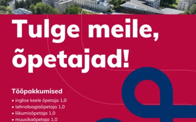 📢 Ida-Virumaa haridusasutused ootavad oma meeskonda uusi kolleege!